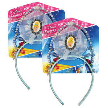 2PK Disney Princess Girls Cinderella Beaded Tiara Headband Costume Accessory