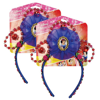 2PK Snow White Disney Princess Beaded Tiara Party Costume