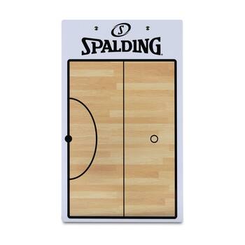 Spalding Netball Coaches Board Double Sided Half/Full Court w/Marker 40x24cm