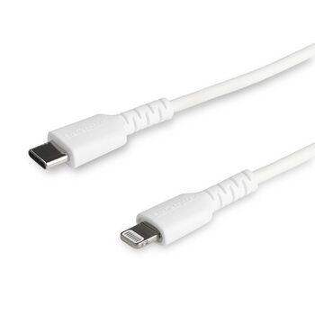 1 m (3.3 ft.) USB C to Lightning Cable - White