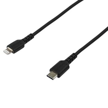 2 m (6.6 ft.) USB C to Lightning Cable - Black