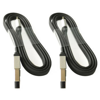 2PK Rova 60cm Micro-USB to USB Type-A Charging/Synching   Cable