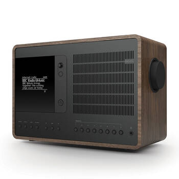 Revo SuperConnect Walnut Internet Radio w/ Bluetooth 27x18cm - Walnut Black