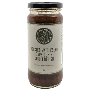 Australian Bush Spices Roasted Wattleseed, Capsicum & Chilli Relish 275g