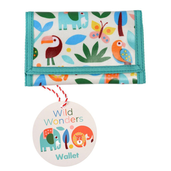 Rex London Kids/Childrens Wallet Trifold 24.5x13.5cm - Wild Wonders