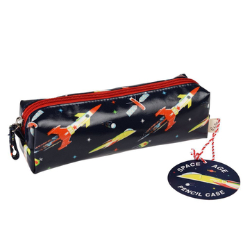 Rex London Pencil Case Stationery Organiser 9x21cm - Space Age