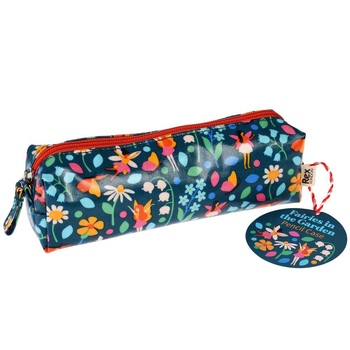 Rex London Pencil Case Stationery Organiser 9x21cm - Fairies In The Garden