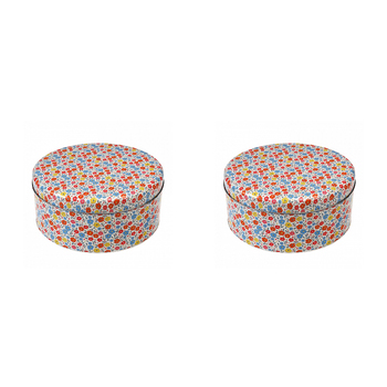 2PK Rex London Cake Tin Kitchen Storage Round 24cm - Tilde