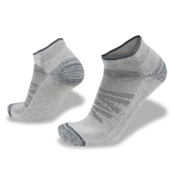 Wilderness Wear Unisex Cool Plus Runner Socks Silver S 3-8