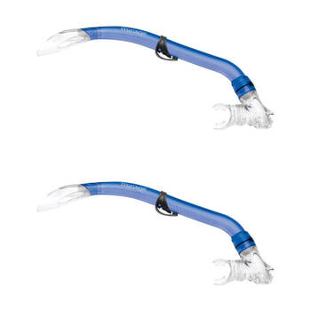 2PK Mirage Goby Junior Snorkelling/Swimming Snorkel Breathing Tube Blue
