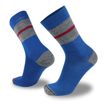 Wilderness Wear Dress Urban AU 12-15 Marine Charcoal Red Merino Socks
