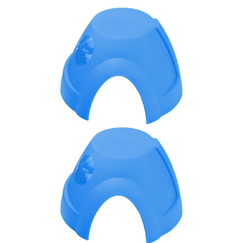 2PK Nature Island Igloo Hideaway Fun Play Ferret/Dwarf/Rabbit Pet Activity Toy Blue