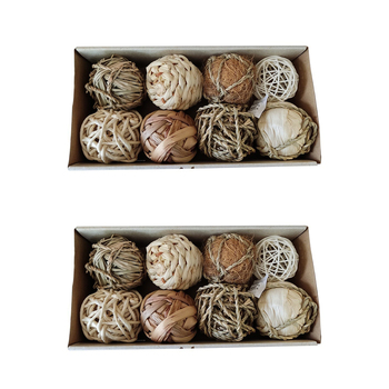 2x 8pc Nature Island Fun Ball Value Pack Rabbit/Guinea Pig Small Pet Chew/Play Toy