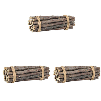 3PK Nature Island Apple Sticks 140g Small Pet Rabbit/Guinea Pig Chew Toy Natural