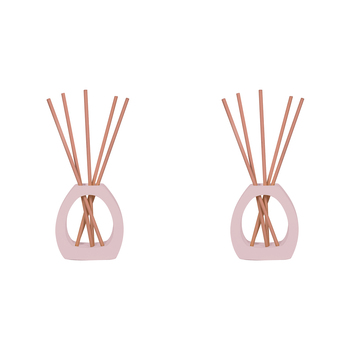 2PK Arome Ambiance Arch Series Liquidless Reed Diffuser Set Peach Oolong Scent
