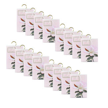 4PK 4pc Arome Ambiance Floral Garden Wardrobe Hanging Fragarance Sachet Magnolia