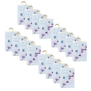 4PK 4pc Arome Ambiance Floral Garden Wardrobe Hanging Fragarance Sachet Fresh Linen