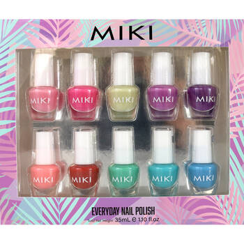 10pc Miki Everyday Nail Polish 5y+/3.5mL Multi Coloured