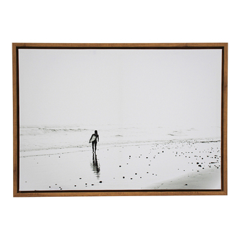 LVD Framed 50x70cm Canvas/Resin Surfers 1 Wall Art Display