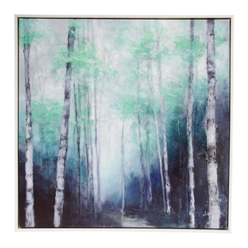 LVD Framed 100cm Canvas/Resin To The Woods Wall Art Display