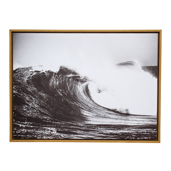 LVD Framed 60x80cm Canvas/Resin Perfect Wave Wall Art Display