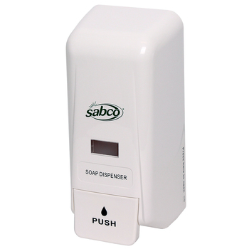 Sabco Professional 1000ml Plastic Soap Dispenser - White