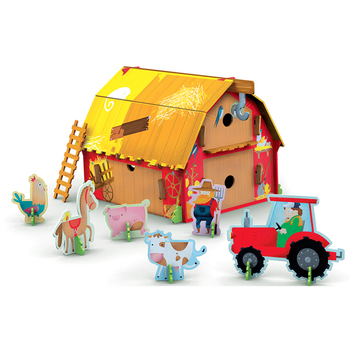 Sassi 3D Assemble Build & Book Farm Kids/Children Toy 3y+