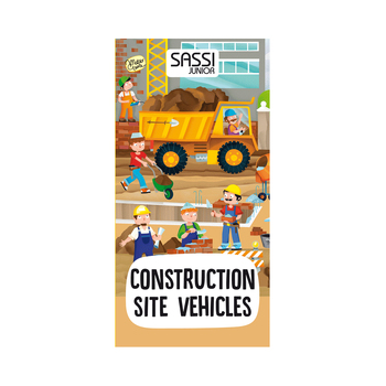 30pc Sassi Junior Construction Book & Giant Puzzle Game Kids 3y+