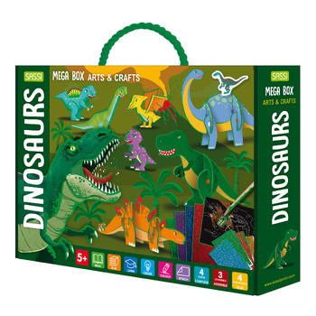 Sassi Mega Arts & Crafts Dinosaurs Kids/Childrens Game 5+