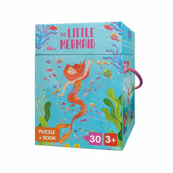 Sassi Fairy Tale Puzzle & Story Book Kids Activity Set The Little Mermaid 3y+
