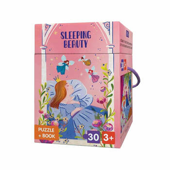 Sassi Fairy Tale Puzzle & Story Book Kids Activity Set Sleeping Beauty 3y+