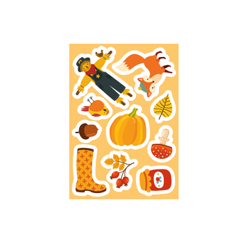 3PK Sassi Kids/Children Educational Stickers & Activities Book - Autumn 3y+