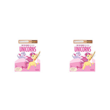 2PK Sassi Free the Colours Reusable Paint Brush Book - Unicorns 3y+