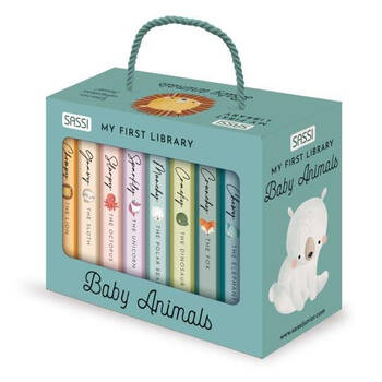 Sassi My First Library Baby Animals Lifestyle Edition Book Set 2y+