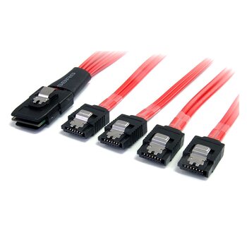 50cm SAS Cable - SFF-8087 to 4x Latching SATA