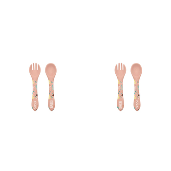 2PK Sassi Silicone Cutlery Set Slurpy The Octopus Baby/Childrens Tableware 6m+