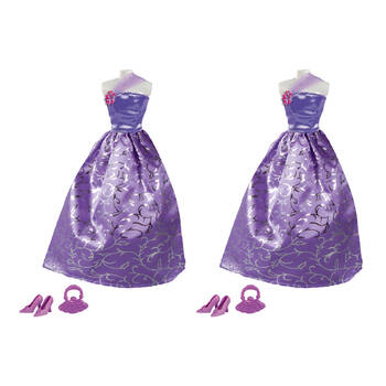 2PK Steffi Love Glamour Ball Gown Outfit Set For Dolls Kids Toy Assorted 3y+