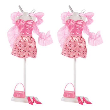 2PK Steffi Love Glam Party Outfit Set For Girl Dolls Kids Toy Assorted 3y+
