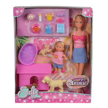 Simba Steffi Love Happy Animal Doll Playset Assorted Kids Play Toy 3y+