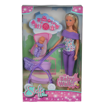 Simba Steffi Love Baby Walk Doll Playset Assorted Kids Play Toy 3y+