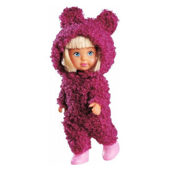 Evi Love Cute Teddy Girl Baby Doll 16cm Kids Toy Assorted 3y+