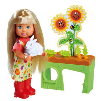 Evi Love Garden Girl Doll Playset 16cm Kids Toy 3y+