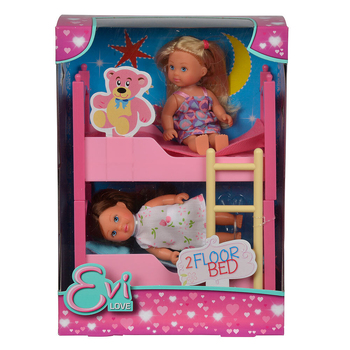Simba Evi Love 2 Floor Bed Doll Playset Kids Imaginative Toy 3y+