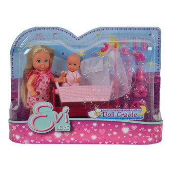 Simba Evi Love Doll Cradle Doll Playset Kids Imaginative Toy 3y+