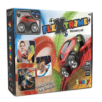 Simba FleXtreme Discovery Vehicle & Race Track Toy Set 4y+