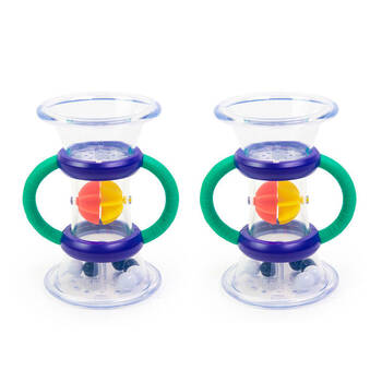 2PK Sassy Baby Double Dip Funnel Baby Bath Play Toy 6m+