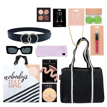 Nobody's Bae 23 Showbag Handbag/Belt Cleansing Puff
