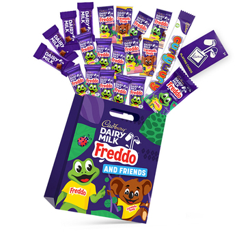 20pc Cadbury Dairy Milk Freddo & Friends Showbag Chocolate Snacks