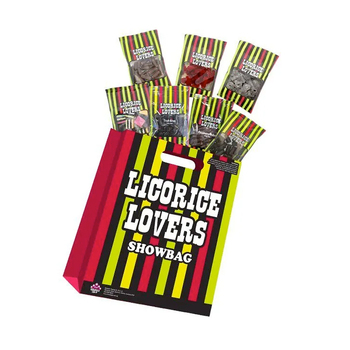 Licorice Lovers Flavoured Liquorice Mixed Showbag