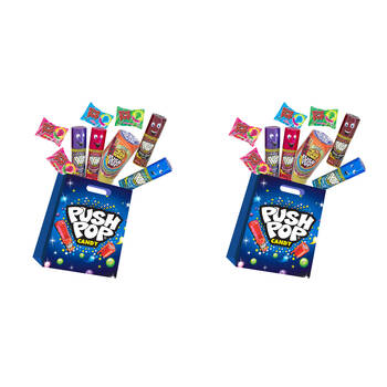 2PK Push Pop Showbag Kids/Children Lollipops Fruity Candy
